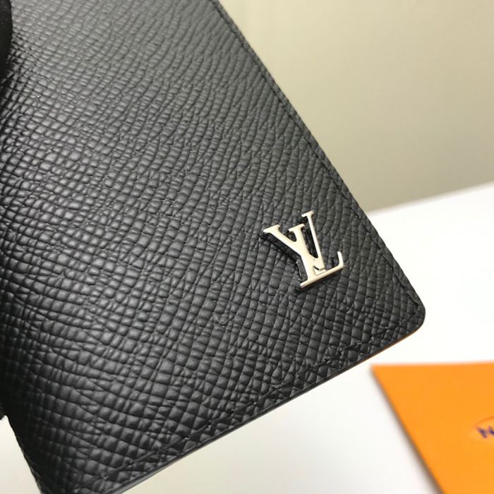 LOUIS VUITTON M30293 ポケットオーガナイザー タイガ ブラック サイズ:8x11cm
