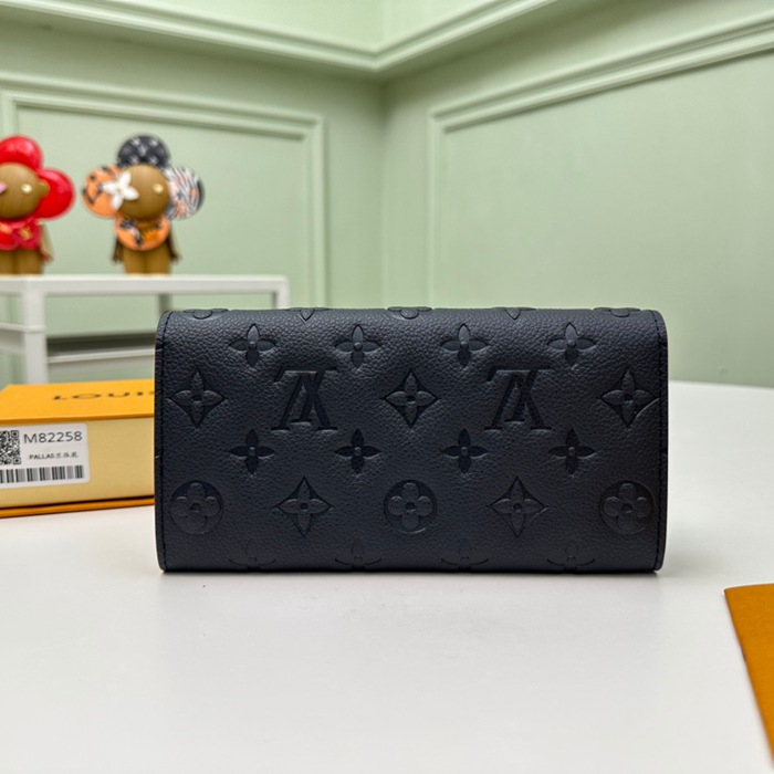 LOUIS VUITTON M82258 サラ長財布 モノグラムアンプラント ブルー サイズ:19x10.5cm