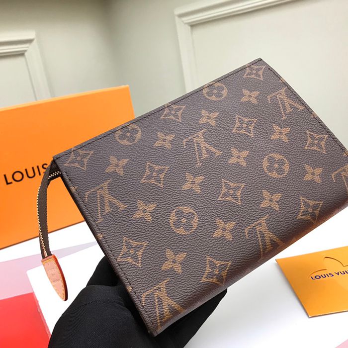 LOUIS VUITTON M47544 コスメポーチ 中 モノグラム サイズ:19x15cm
