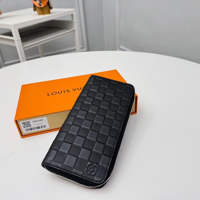 LOUIS VUITTON N63548 メンズ縦型ジッピー長財布 エピ サイズ:19x10cm