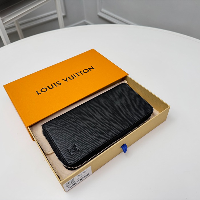 LOUIS VUITTON M60965 メンズ縦型ジッピー長財布 エピ サイズ:19x10cm