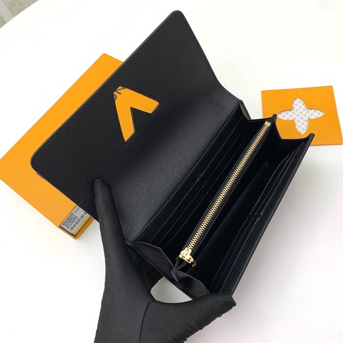 LOUIS VUITTON M80690 ツイスト長財布 エピ ブラック サイズ:19x10.5x2.5cm