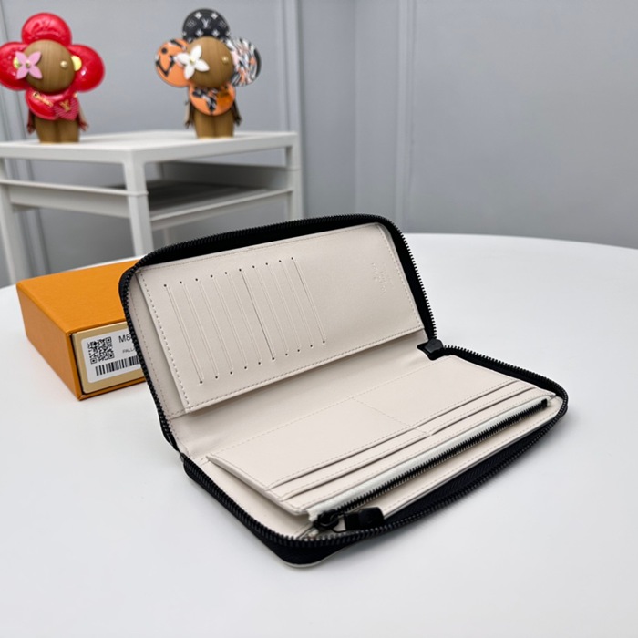 LOUIS VUITTON M83381 縦型ジッピー長財布 モノグラムシャドウ アイボリー サイズ:20x10cm