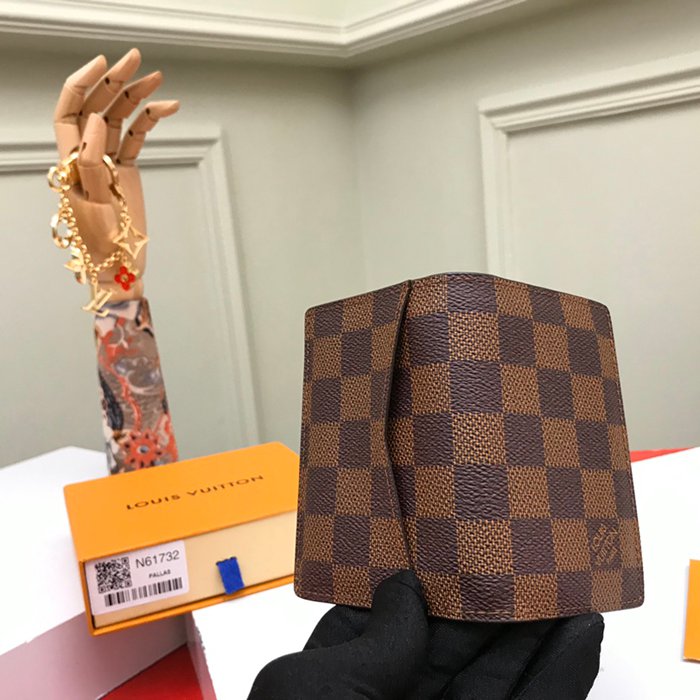 LOUIS VUITTON N63145 ポケットオーガナイザー ダミエエベン サイズ:11x7cm