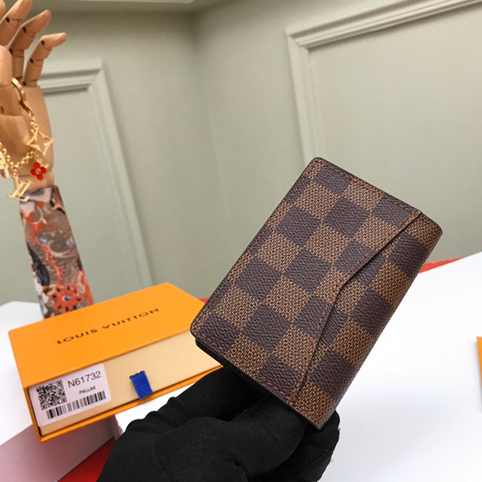 LOUIS VUITTON N63145 ポケットオーガナイザー ダミエエベン サイズ:11x7cm