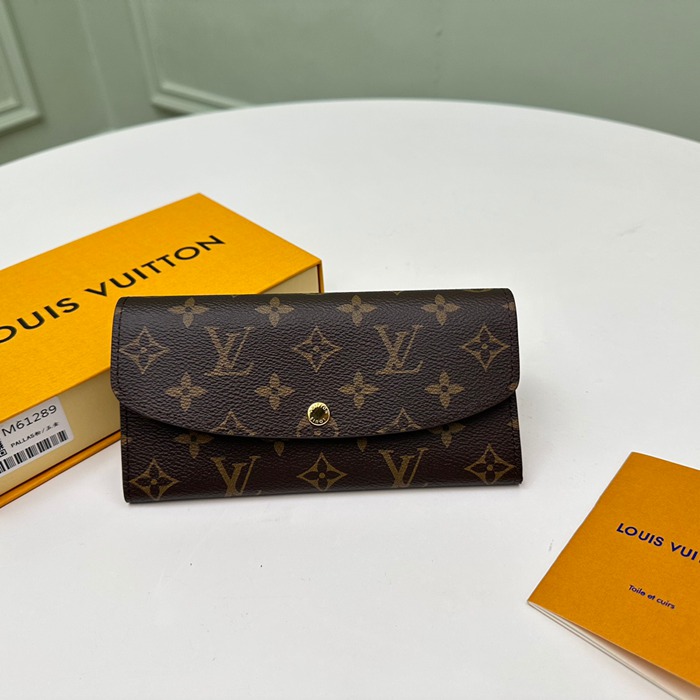 LOUIS VUITTON M61289 エミリー長財布 モノグラム ピンク サイズ:19x10cm