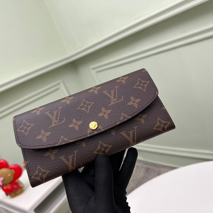LOUIS VUITTON M61289 エミリー長財布 モノグラム ピンク サイズ:19x10cm