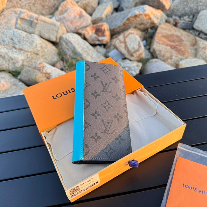 LOUIS VUITTON M11467 ブラッザ長財布 モノグラムエクリプスリバース サイズ:19x10cm