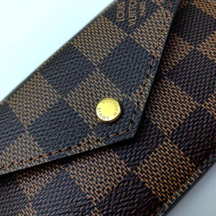 LOUIS VUITTON N60405 レクトヴェルソ カードケース ダミエエベン ピンク サイズ:13x9.5x2.5cm