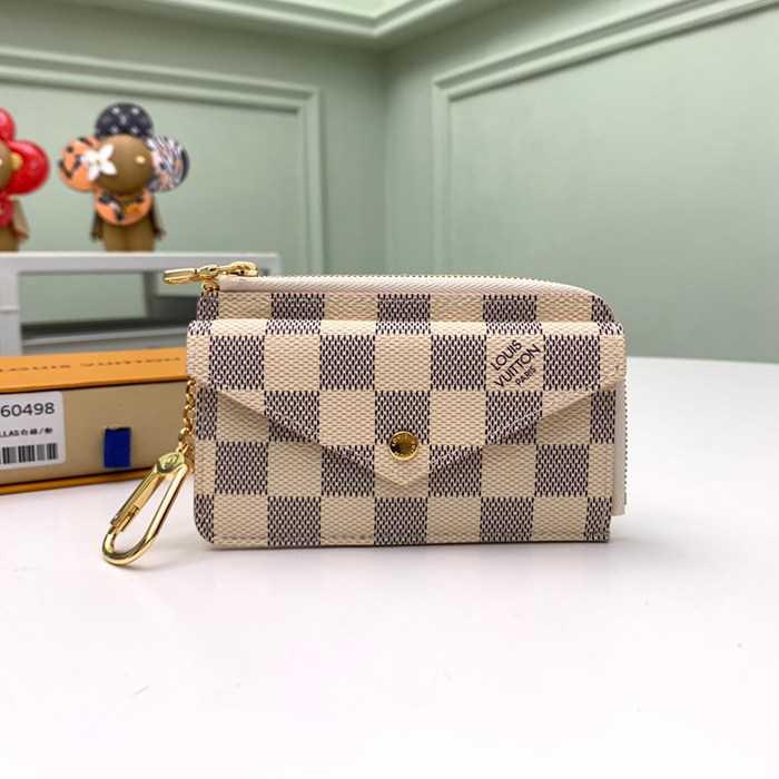 LOUIS VUITTON N60498 レクトヴェルソ カードケース ダミエアズール ピンク サイズ:13x9.5x2.5cm LOUIS VUITTON N60498 レクトヴェルソ カードケース ダミエアズール ピンク サイズ:13x9.5x2.5cm