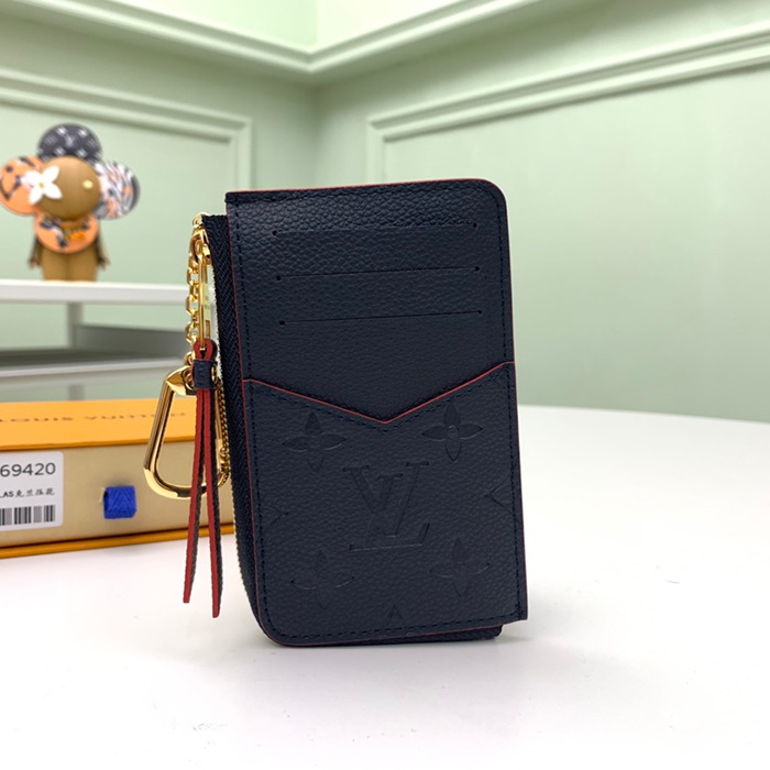 LOUIS VUITTON M69420 レクトヴェルソ カードケース モノグラムアンプラント ブルー サイズ:13x9.5x2.5cm
