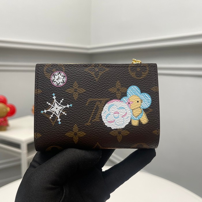 LOUIS VUITTON M12487 リサ財布 雪秀シリーズ サイズ:9x11.5x1.5cm