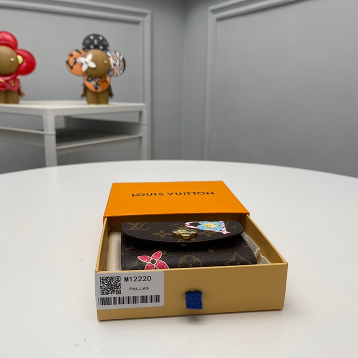 LOUIS VUITTON M12220 ロザリーゼロ財布 キャンディファクトリー レッド サイズ:11x8x2.5cm