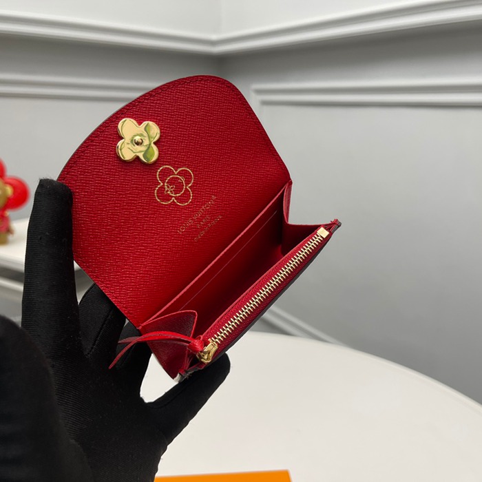 LOUIS VUITTON M12220 ロザリーゼロ財布 キャンディファクトリー レッド サイズ:11x8x2.5cm