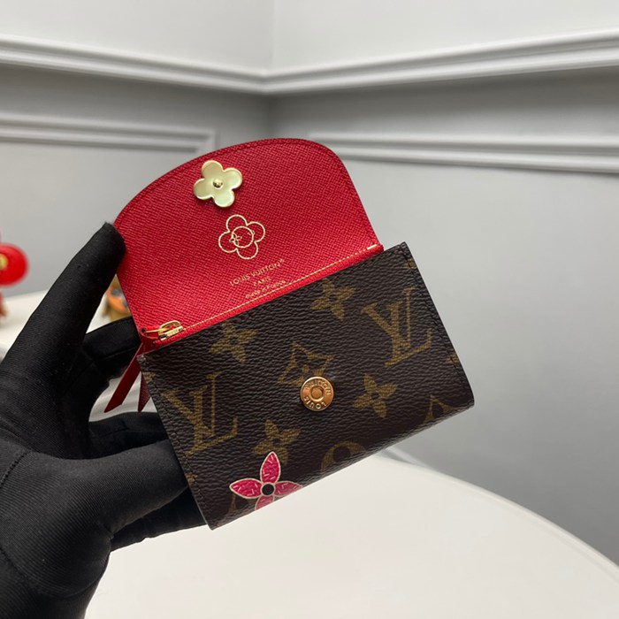 LOUIS VUITTON M12220 ロザリーゼロ財布 キャンディファクトリー レッド サイズ:11x8x2.5cm