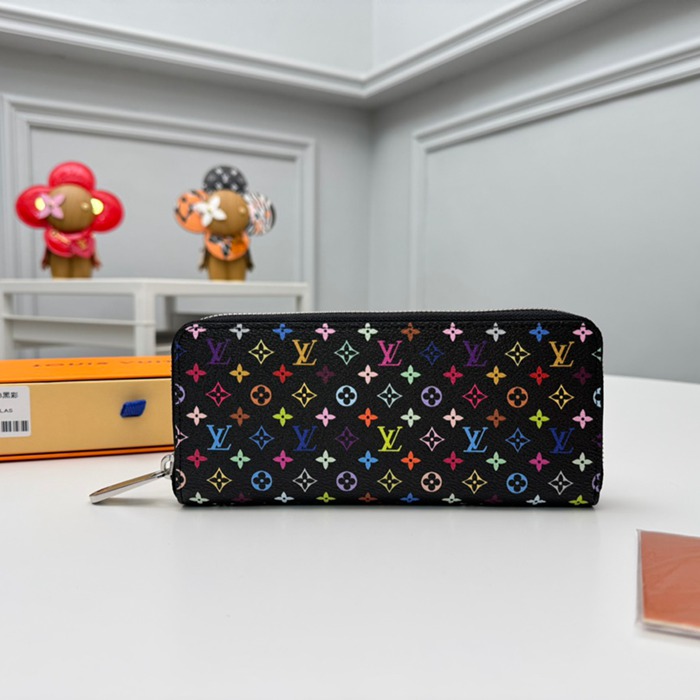 LOUIS VUITTON M13408 クレマンス長財布 村上隆コラボ ブラックマルチ サイズ:20x9cm
