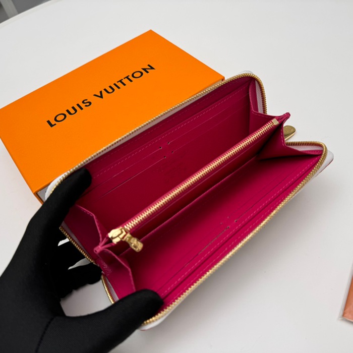 LOUIS VUITTON M13408 クレマンス長財布 村上隆コラボ ホワイトマルチ サイズ:20x9cm