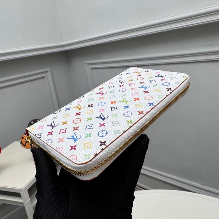 LOUIS VUITTON M13922 長財布 村上隆コラボ ホワイトマルチ サイズ:19x10cm