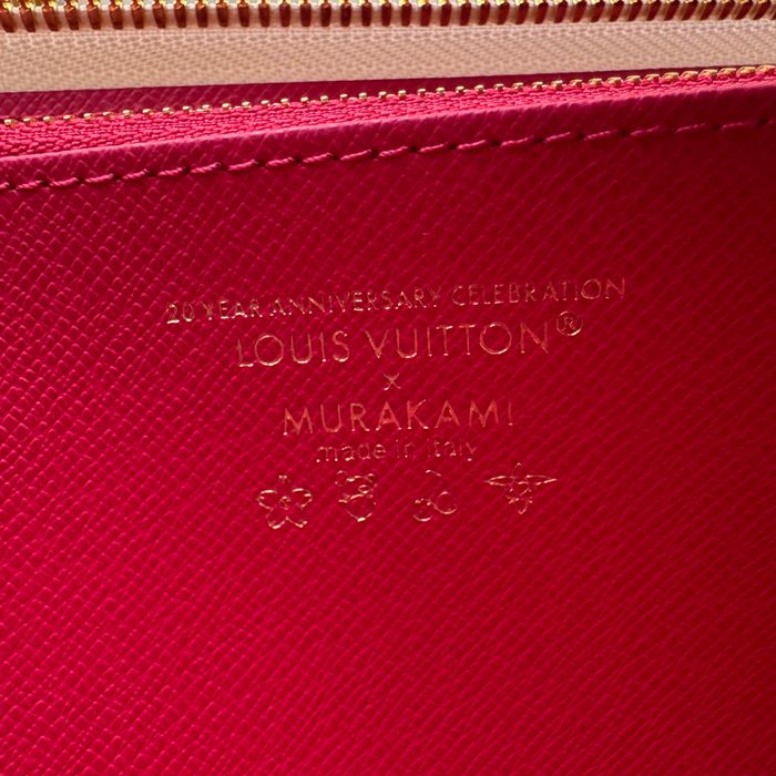 LOUIS VUITTON M13922 長財布 村上隆コラボ ホワイトマルチ サイズ:19x10cm