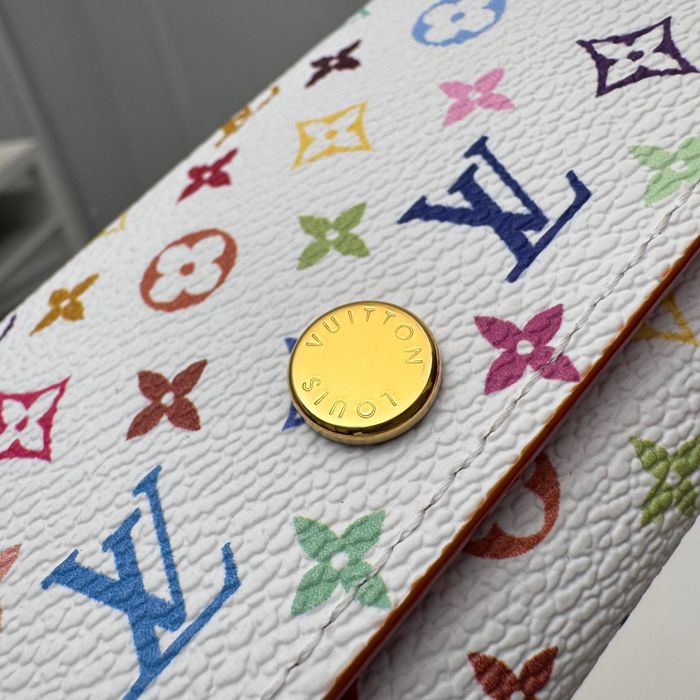 LOUIS VUITTON M14092 キーケース 村上隆コラボ ホワイトマルチ サイズ:12x7cm