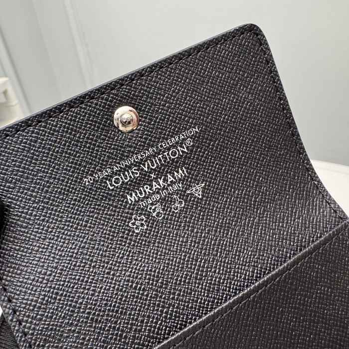 LOUIS VUITTON M14092 キーケース 村上隆コラボ ブラックマルチ サイズ:12x7cm