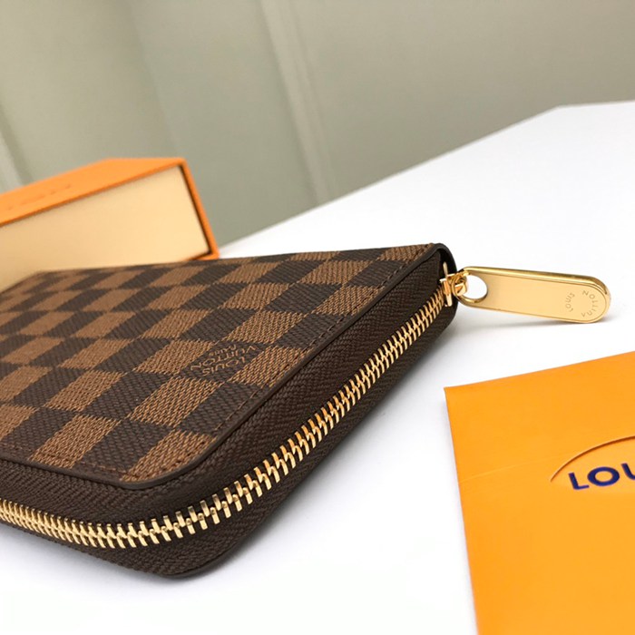 LOUIS VUITTON N63502 ジッピーオーガナイザー ダミエエベン サイズ:21x12cm