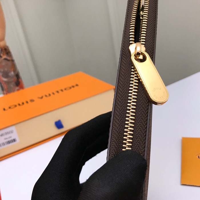 LOUIS VUITTON N63502 ジッピーオーガナイザー ダミエエベン サイズ:21x12cm