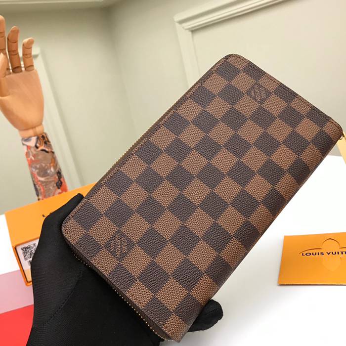 LOUIS VUITTON N63502 ジッピーオーガナイザー ダミエエベン サイズ:21x12cm
