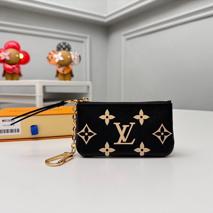 LOUIS VUITTON M80885 キーゼロ財布 モノグラムアンプラント ブラック サイズ:12x7x1.5cm LOUIS VUITTON M80885 キーゼロ財布 モノグラムアンプラント ブラック サイズ:12x7x1.5cm
