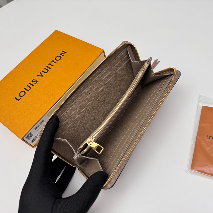 LOUIS VUITTON M82338 クレマンス長財布 モノグラムアンプラント ベージュ サイズ:20x9cm