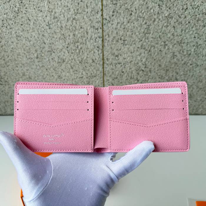 LOUIS VUITTON M26802 スレンダー財布 モノグラム スポーツシーン ピンク サイズ:11x8.5cm