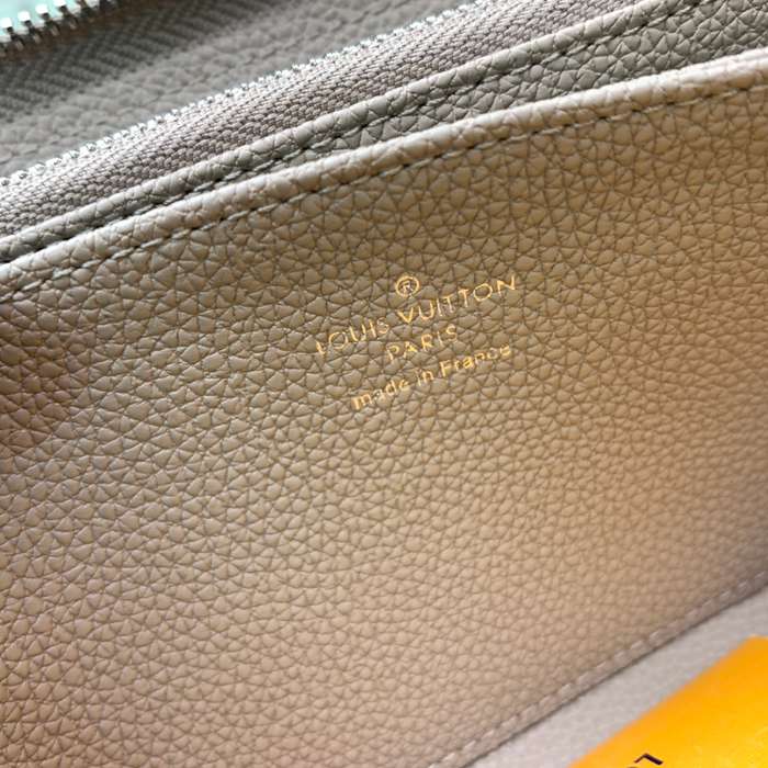 LOUIS VUITTON M69821 ジッピー長財布 マヒナ グレー サイズ:19.5x10.5x2.5cm