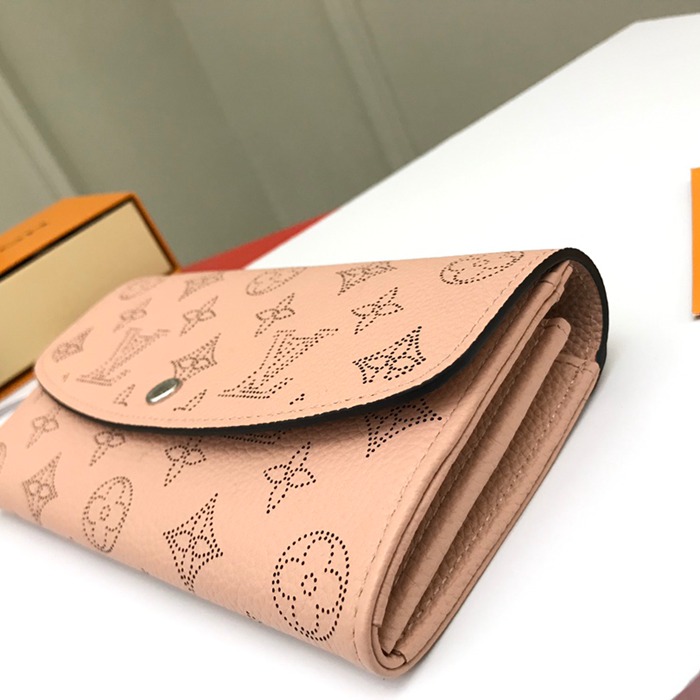 LOUIS VUITTON M60145 イリス長財布 モノグラムレース ピンク サイズ:19x12cm