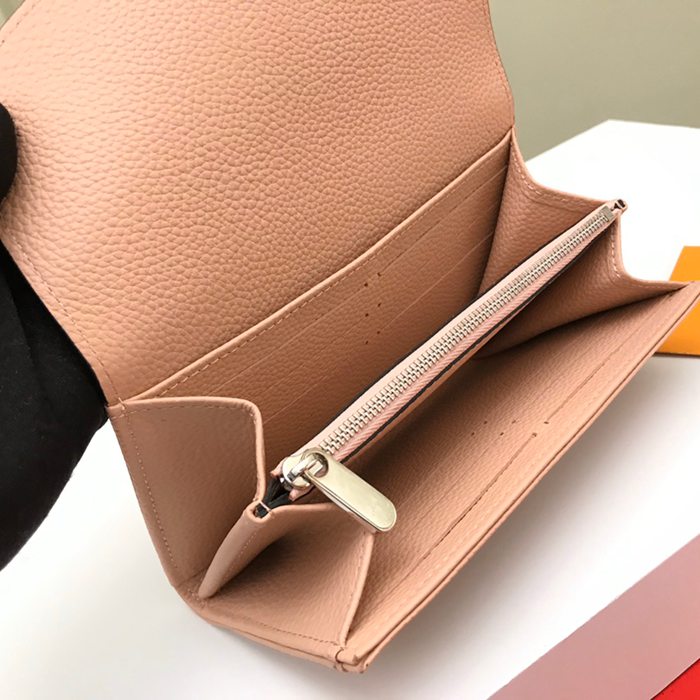 LOUIS VUITTON M60145 イリス長財布 モノグラムレース ピンク サイズ:19x12cm