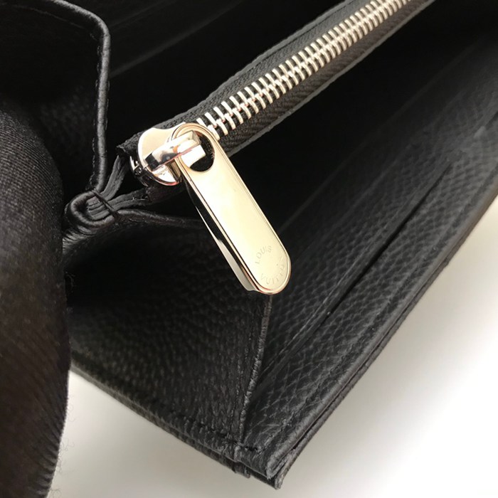 LOUIS VUITTON M60143 イリス長財布 モノグラムレース ブラック サイズ:19x12cm