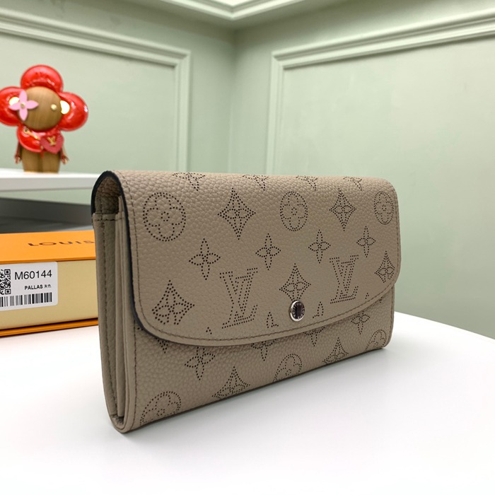LOUIS VUITTON M60144 イリス長財布 モノグラムレース グレー サイズ:19x12cm