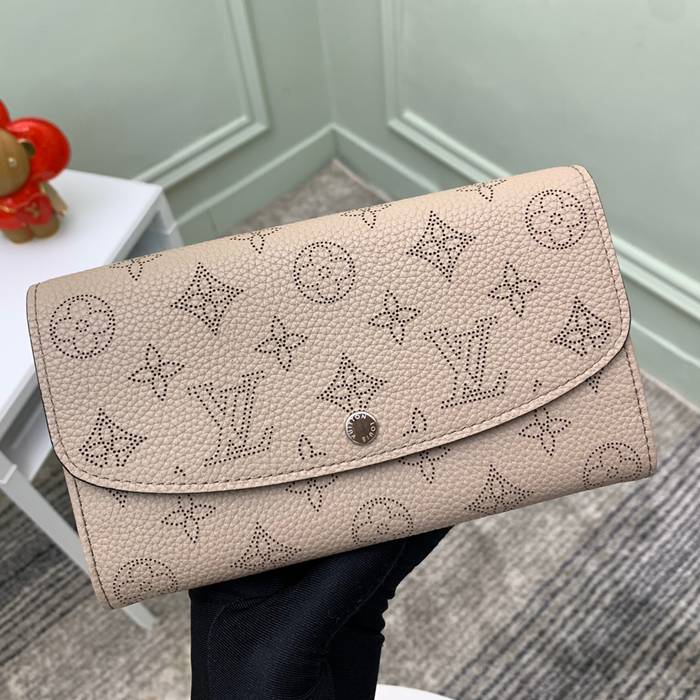LOUIS VUITTON M60144 イリス長財布 モノグラムレース グレー サイズ:19x12cm