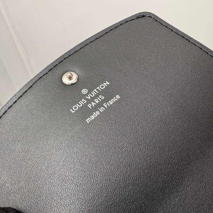 LOUIS VUITTON M62540 イリス短財布 モノグラムレース ブラック サイズ:12x9.5cm