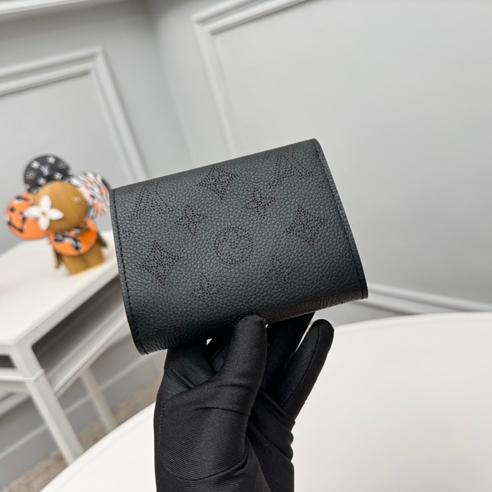 LOUIS VUITTON M62540 イリス短財布 モノグラムレース ブラック サイズ:12x9.5cm