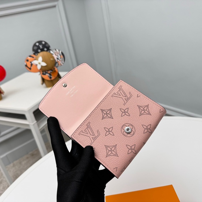LOUIS VUITTON M82757 イリス短財布 モノグラムレース ピンク サイズ:12x9.5cm
