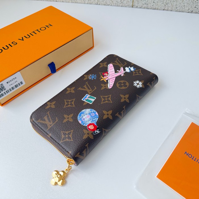 LOUIS VUITTON M26256 ジッピー長財布 ヴィヴィエンヌ サイズ:20x10x2cm