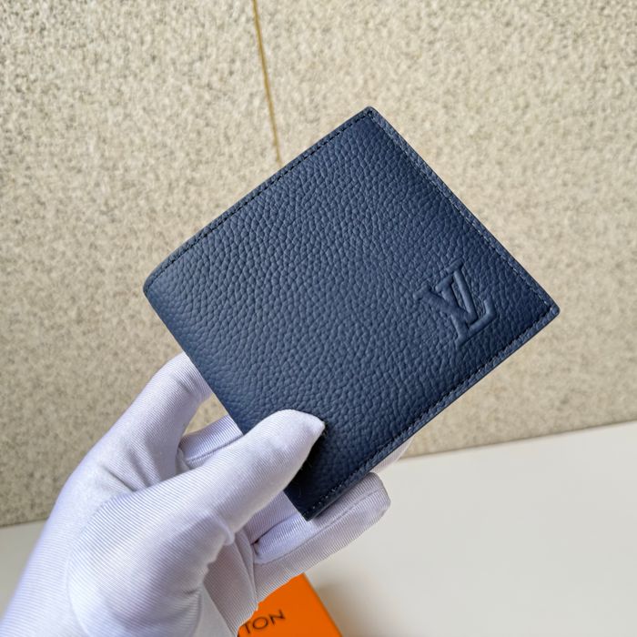 LOUIS VUITTON M25944 マルコ財布 LVエアログラム ブルー サイズ:5x10.5cm