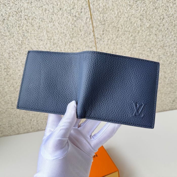 LOUIS VUITTON M25944 マルコ財布 LVエアログラム ブルー サイズ:5x10.5cm