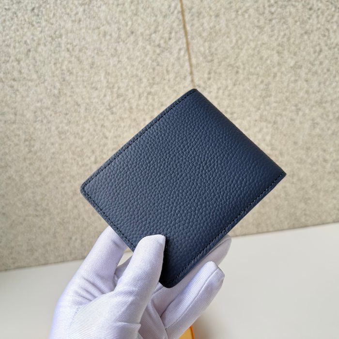 LOUIS VUITTON M25983 マルチプル短財布 LVエアログラム ブルー サイズ:5x9x1.5cm