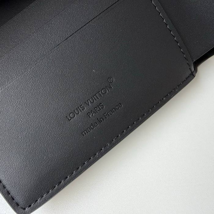 LOUIS VUITTON M25945 マルチプル短財布 LVエアログラム ブラック サイズ:5x9x1.5cm
