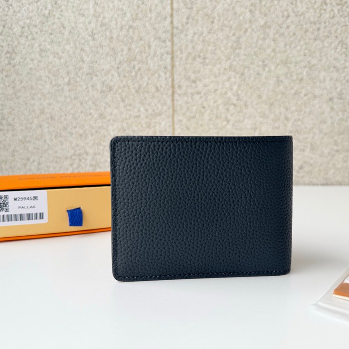 LOUIS VUITTON M25945 マルチプル短財布 LVエアログラム ブラック サイズ:5x9x1.5cm