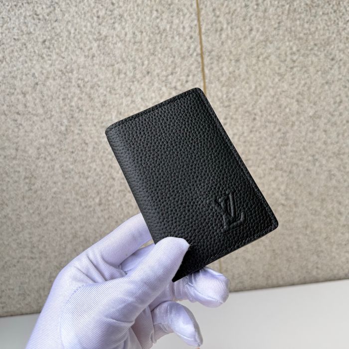 LOUIS VUITTON M25951 ポケットオーガナイザー LVエアログラム ブラック サイズ:8x11cm