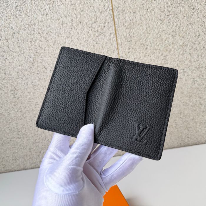 LOUIS VUITTON M25951 ポケットオーガナイザー LVエアログラム ブラック サイズ:8x11cm