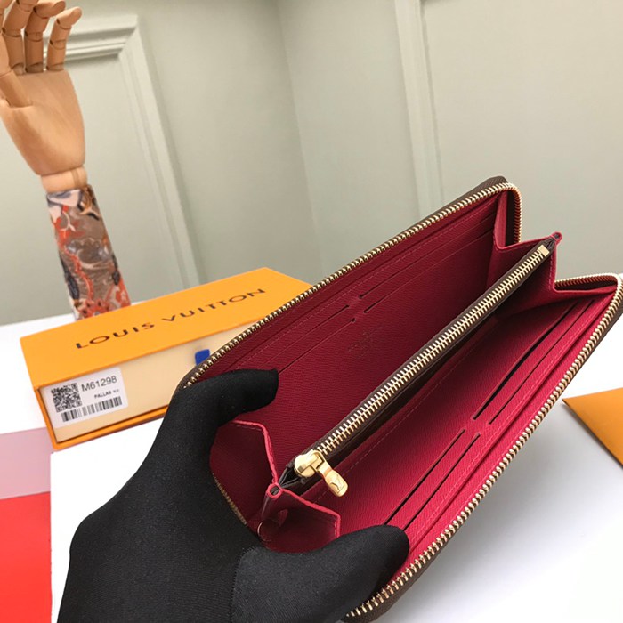 LOUIS VUITTON M60742 クレマンス長財布 モノグラム ピンク サイズ:19cm