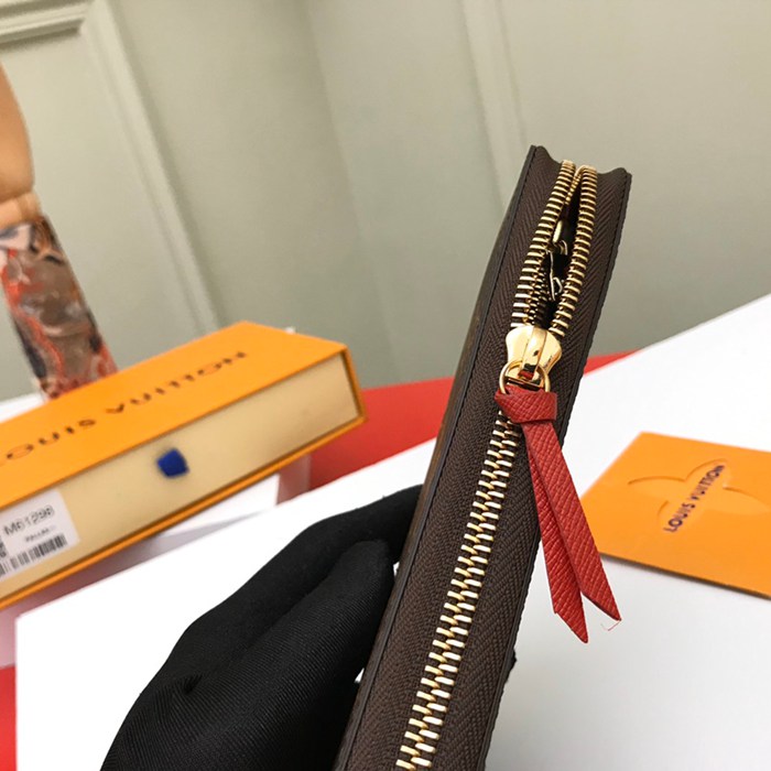 LOUIS VUITTON M60742 クレマンス長財布 モノグラム レッド サイズ:19cm